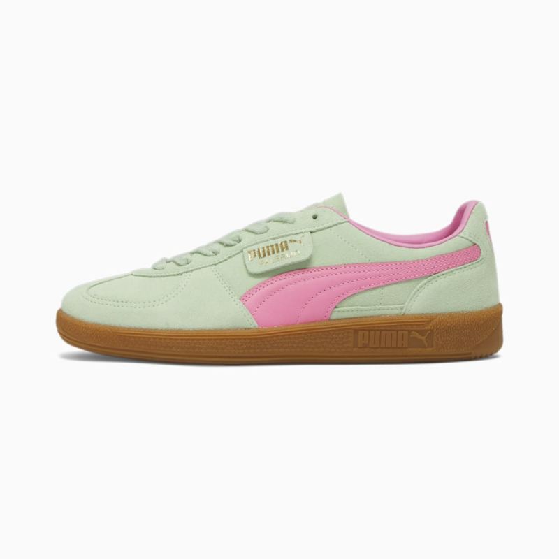 Puma | Women's Palermo Sneakers - Fresh Mint-Fast Pink - Click Image to Close