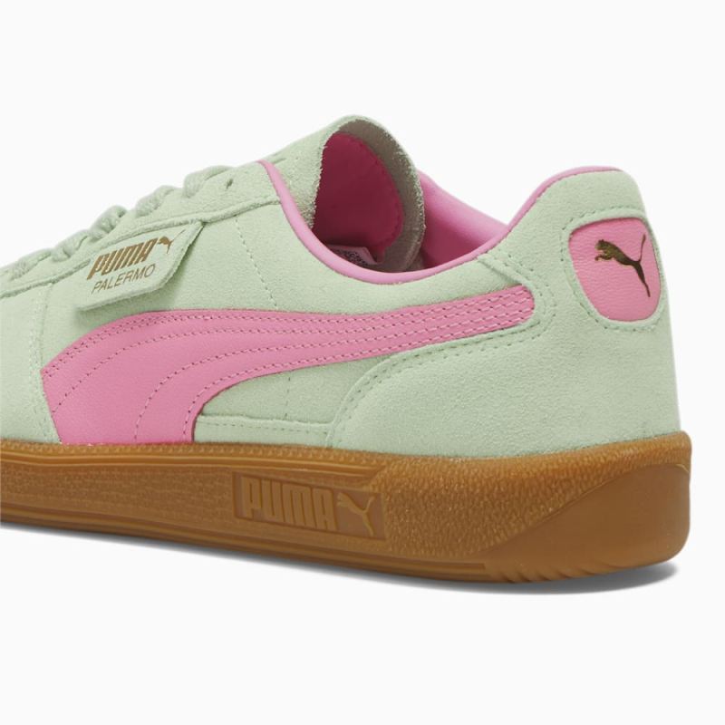 Puma | Women's Palermo Sneakers - Fresh Mint-Fast Pink