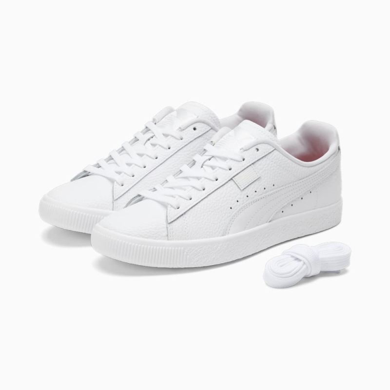 Puma | Men's x TMC Clyde OG Sneakers - White-White