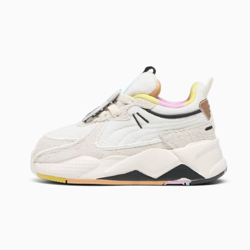 Puma | Girls Puma | Girls x SQUISHMALLOWS RS-X Cam Toddlers Sneakers - Warm White-Alpine Snow-Lemon Meringue - Click Image to Close