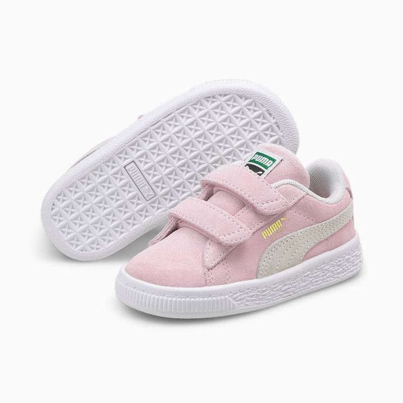 Puma | Boys Suede Classic XXI AC Toddler Shoes - Pink Lady-White