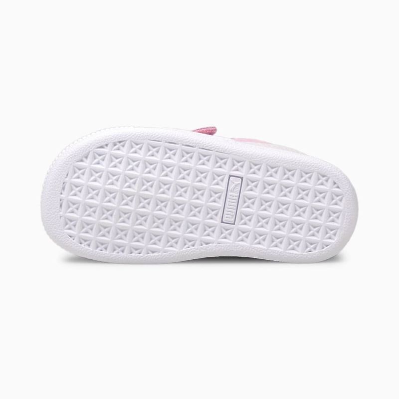 Puma | Boys Suede Classic XXI AC Toddler Shoes - Pink Lady-White