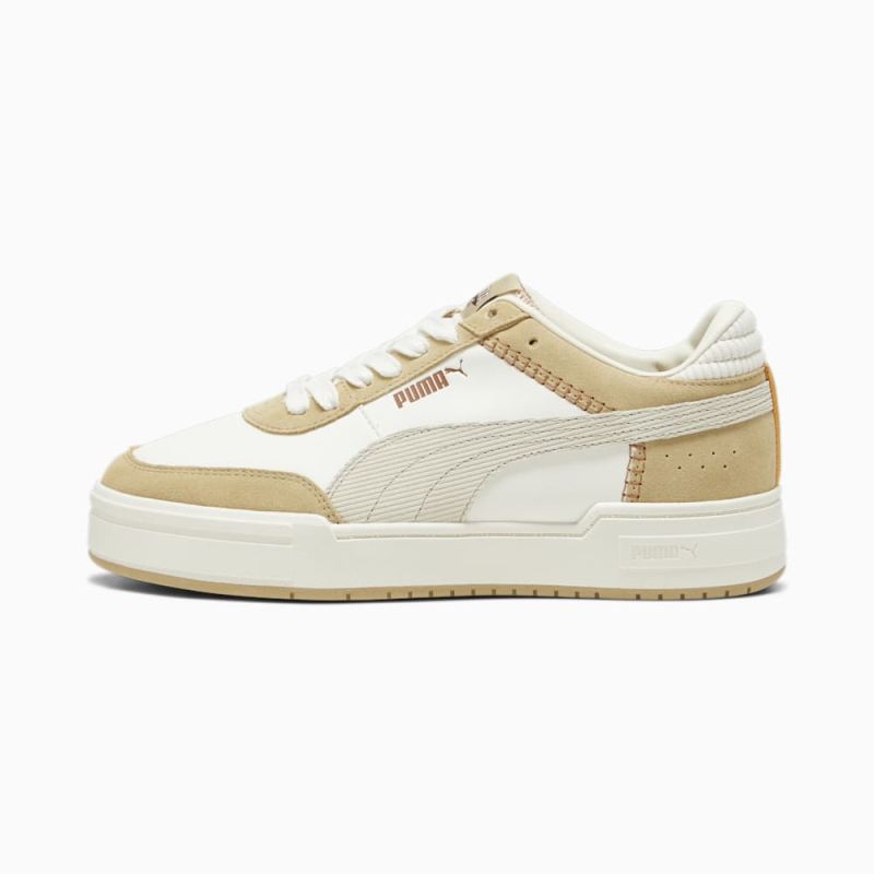 Puma | Men's For the Fanbase CA Pro Sneakers - Alpine Snow-Prairie Tan-Ginger Tea - Click Image to Close