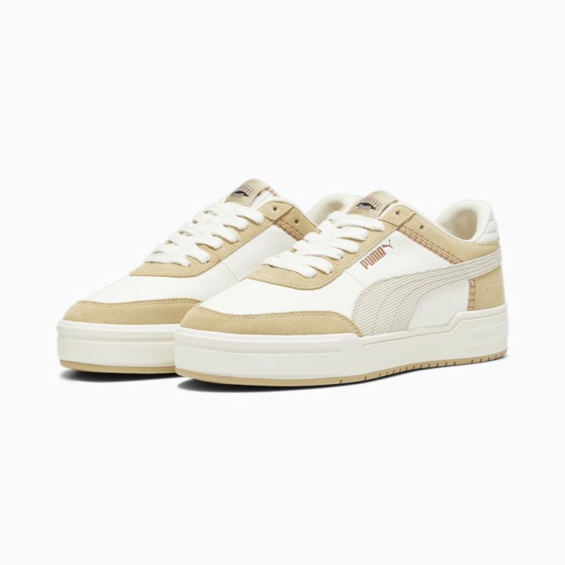 Puma | Men's For the Fanbase CA Pro Sneakers - Alpine Snow-Prairie Tan-Ginger Tea