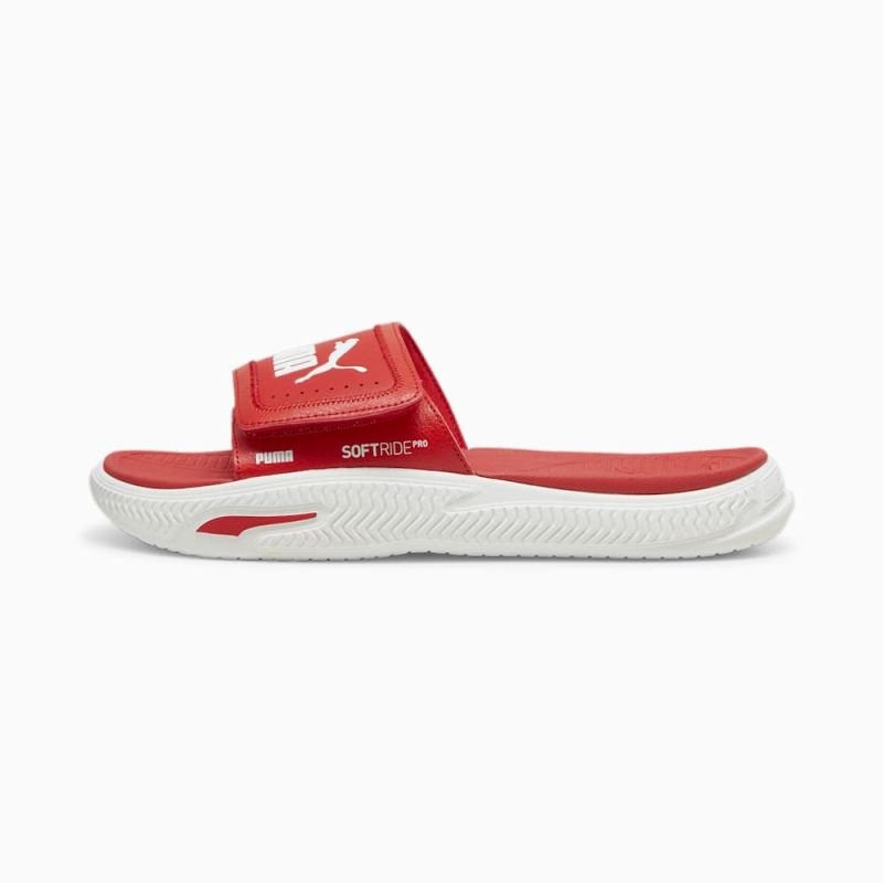 Puma | Men's SoftridePro 24 V Slides - For All Time Red-White