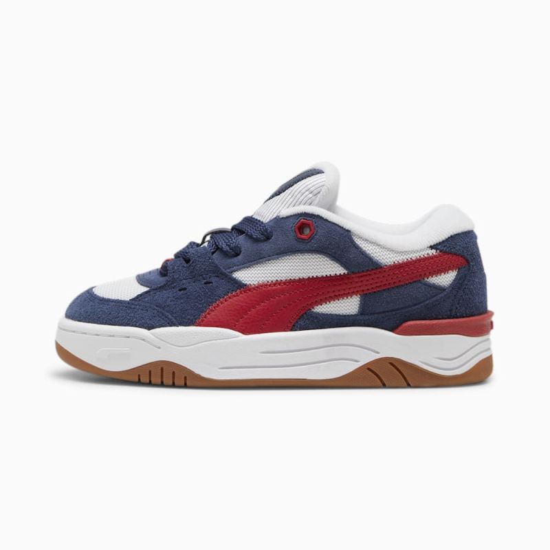 Puma | Boys Puma | Boys-180 Texture Big Kids Sneakers - Club Navy-Silver Mist