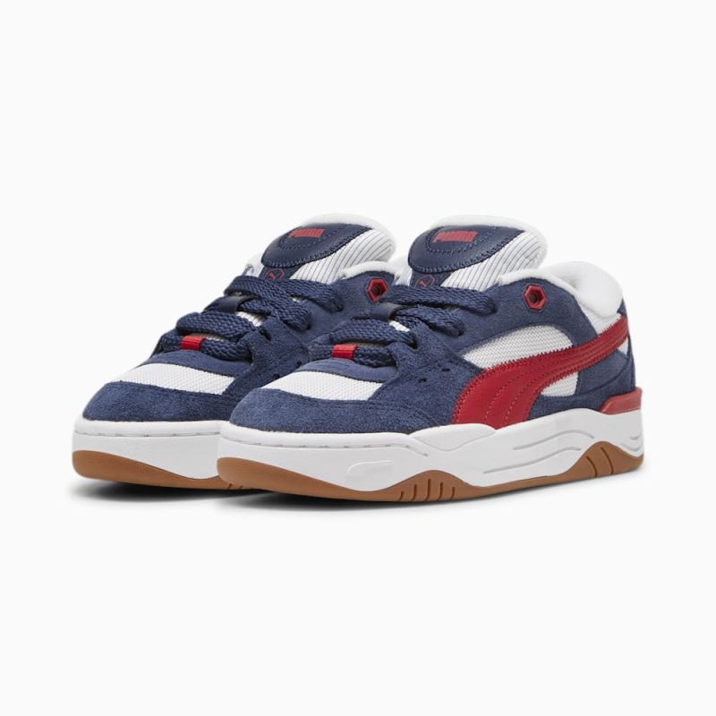 Puma | Boys Puma | Boys-180 Texture Big Kids Sneakers - Club Navy-Silver Mist