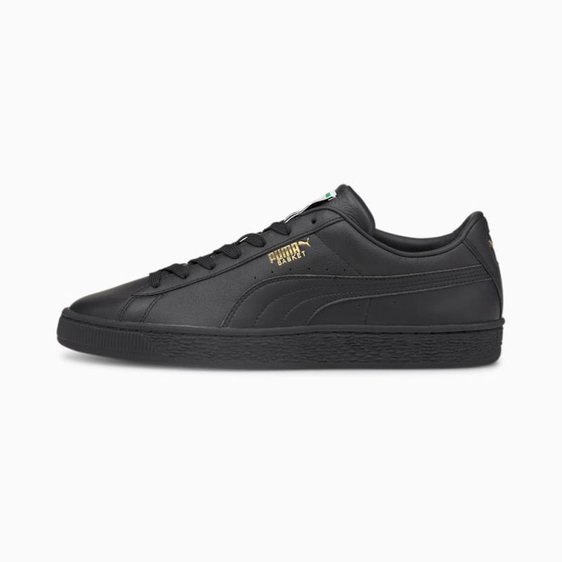 Puma | Men's Basket Classic XXI Sneakers - Black-Black