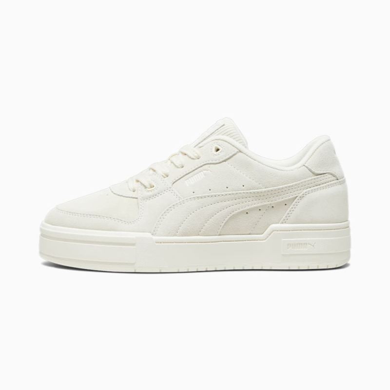 Puma | Women's CA Pro Lux Soft Sneakers - Alpine Snow-Warm White - Click Image to Close