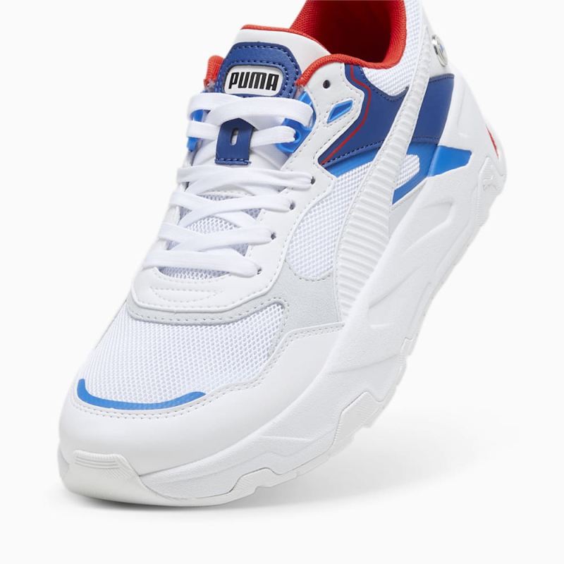 Puma | Men's BMW M Motorsport Trinity Sneakers - White-Pop Red