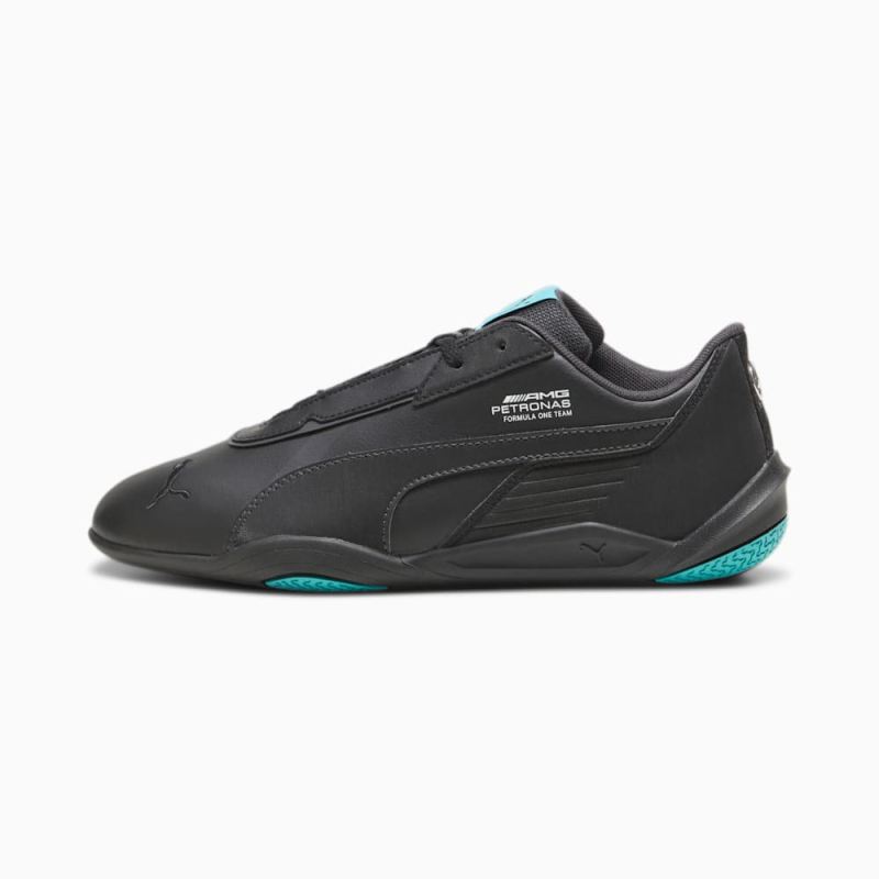 Puma | Men's Mercedes AMG-Petronas F1 R-Cat Machina Unisex Shoes - Black-Sheen Green