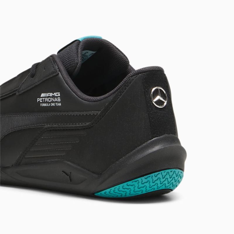 Puma | Men's Mercedes AMG-Petronas F1 R-Cat Machina Unisex Shoes - Black-Sheen Green