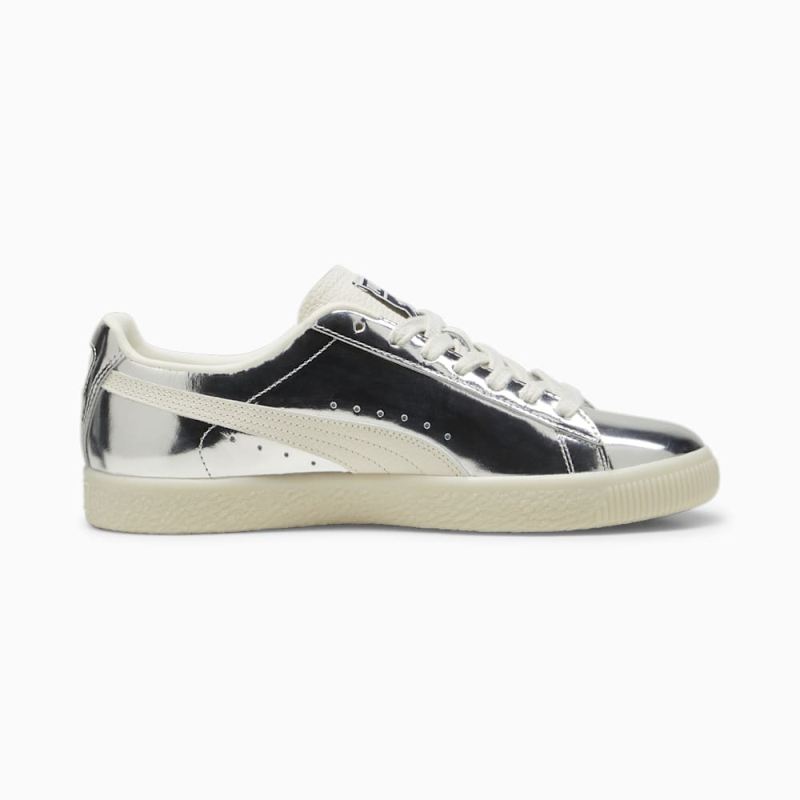 Puma | Women's Clyde 3024 Sneakers - Silver-Warm White