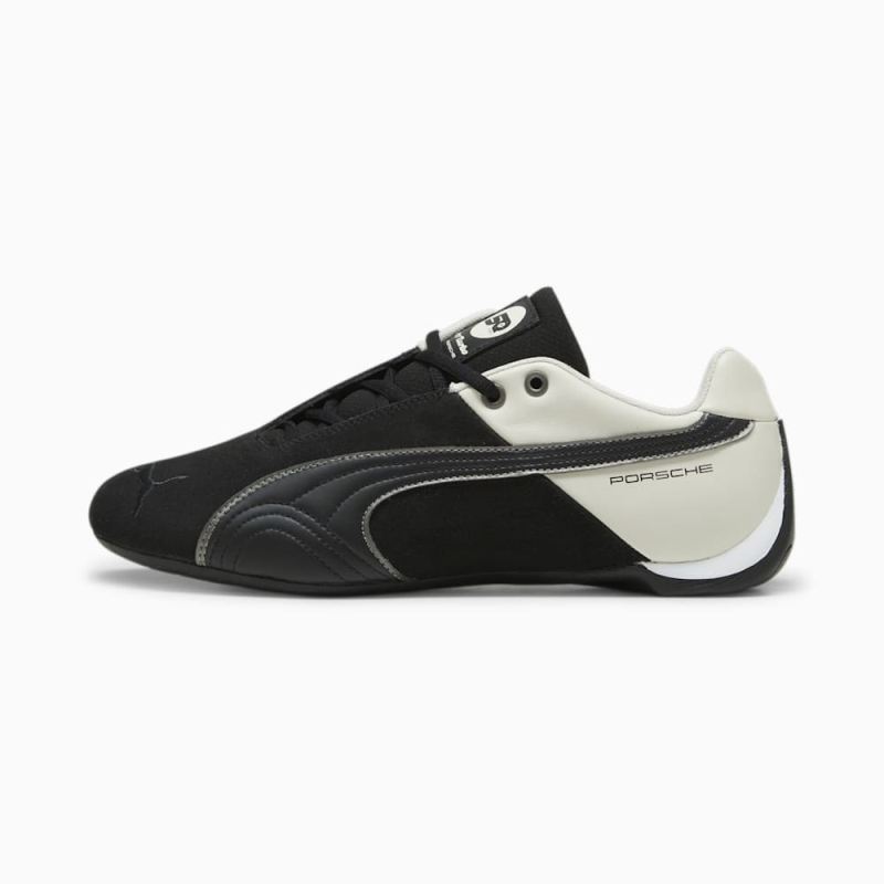 Puma | Men's Porsche Legacy Future Cat Motorsport Shoes - Black-Alpine Snow