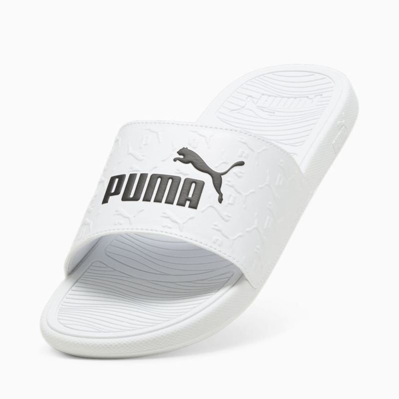 Puma | Men's Cool Cat 2.0 Superlogo Sandals - White-Black