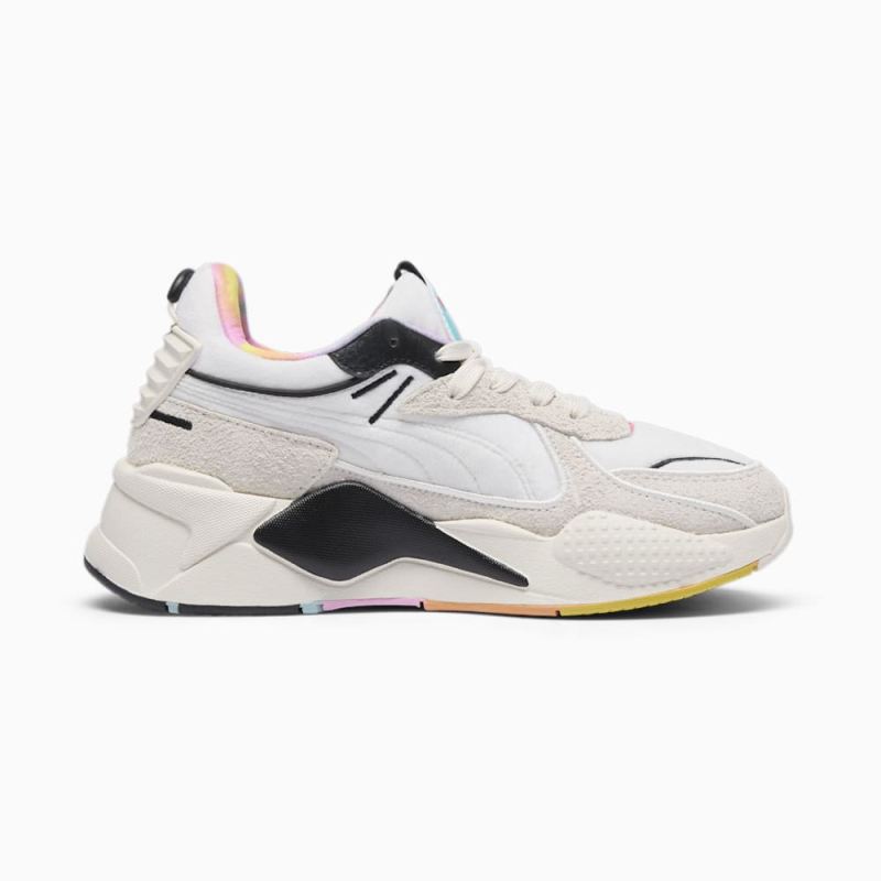 Puma | Women's x SQUISHMALLOWS RS-X Cam Sneakers - Warm White-Alpine Snow-Lemon Meringue