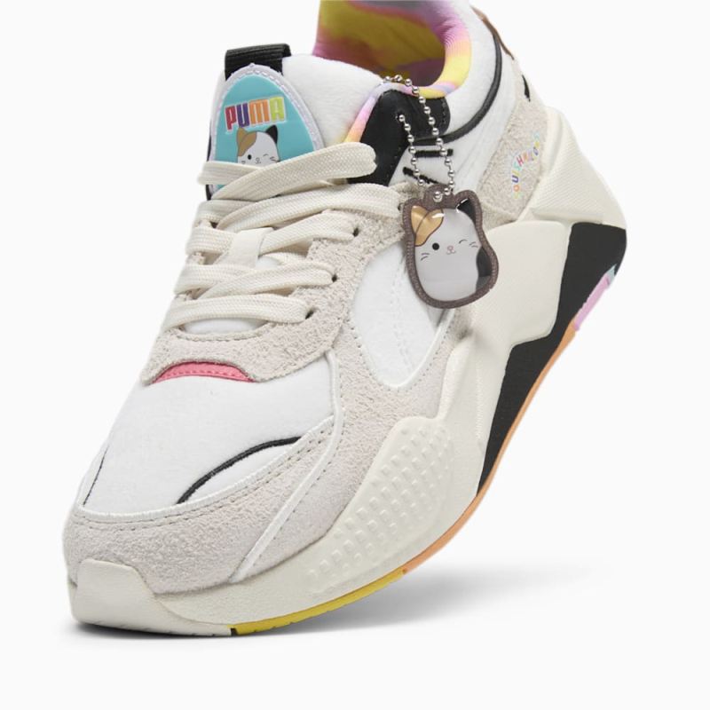 Puma | Women's x SQUISHMALLOWS RS-X Cam Sneakers - Warm White-Alpine Snow-Lemon Meringue