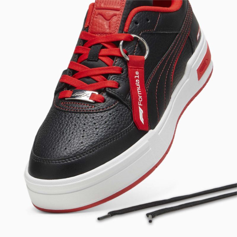 Puma | Men's x F1 CA Pro Sneakers - Black-Pop Red