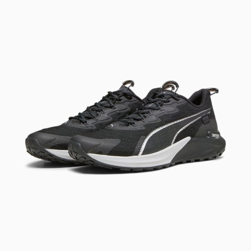 Puma | Men's SEASONS Fast-Trac NITRO 2 Running Shoes - Black-Dark Coal