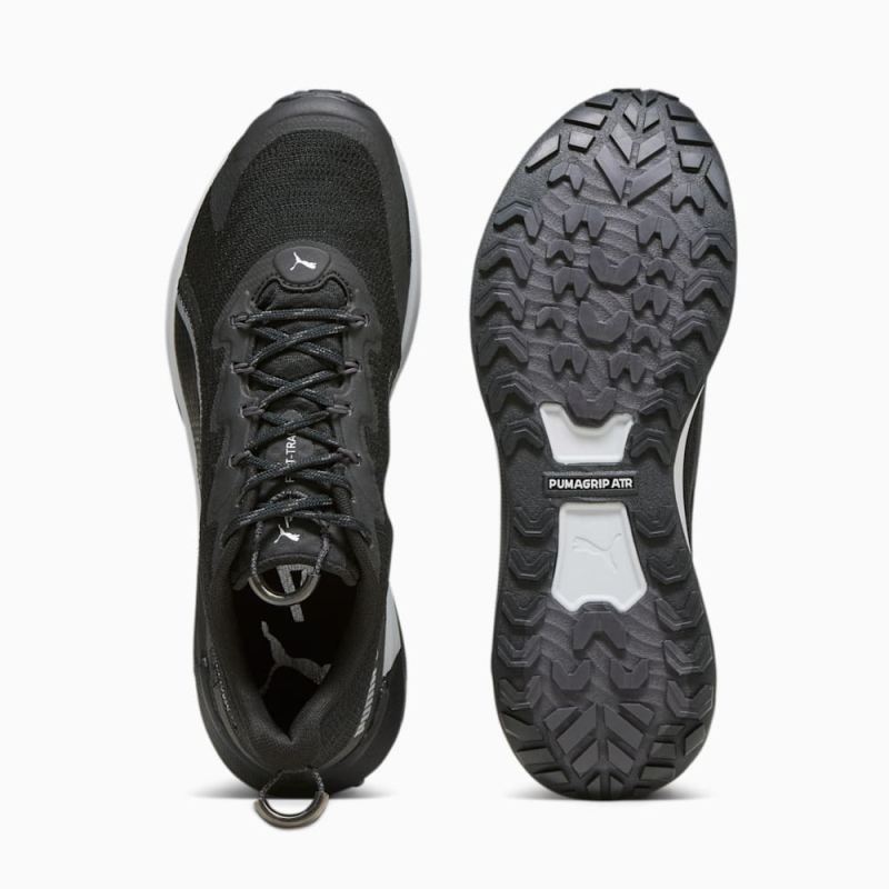 Puma | Men's SEASONS Fast-Trac NITRO 2 Running Shoes - Black-Dark Coal