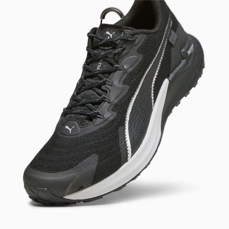 Puma | Men's SEASONS Fast-Trac NITRO 2 Running Shoes - Black-Dark Coal