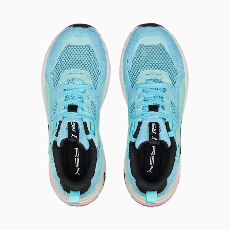 Puma | Men's RS-Trck Horizon Sneakers - Hero Blue-Electric Peppermint