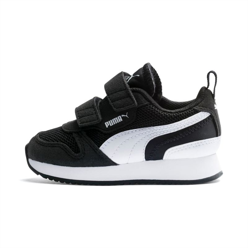 Puma | Boys Puma | Boys R78 Toddler Shoes - Black-White - Click Image to Close