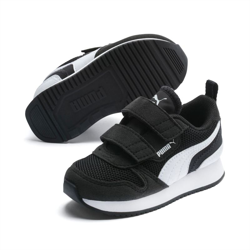 Puma | Boys Puma | Boys R78 Toddler Shoes - Black-White