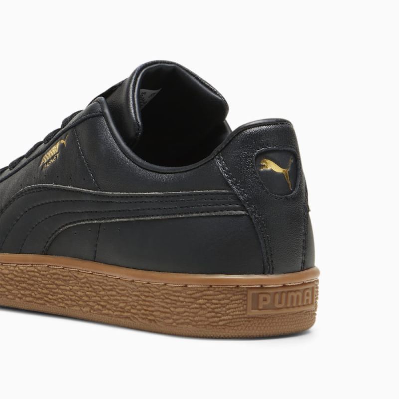 Puma | Men's Basket Classic XXI Sneakers - Black-Black-Gold