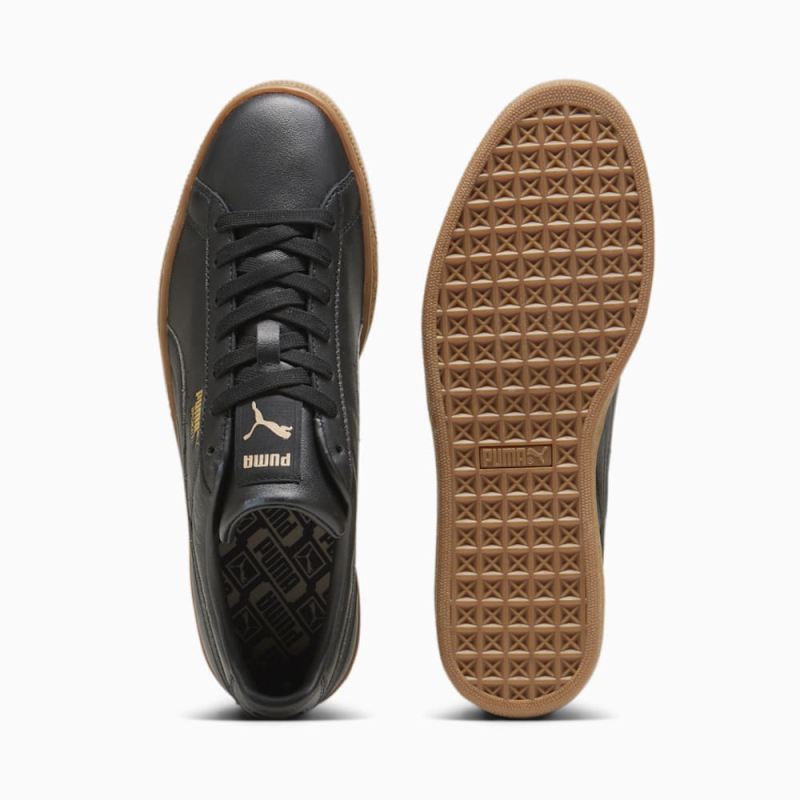 Puma | Men's Basket Classic XXI Sneakers - Black-Black-Gold