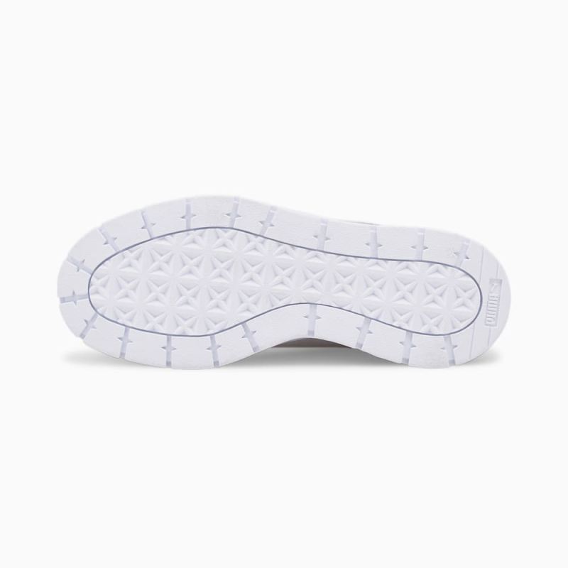 Puma | Women's Mayze Stack Sneakers - White-Vaporous Gray