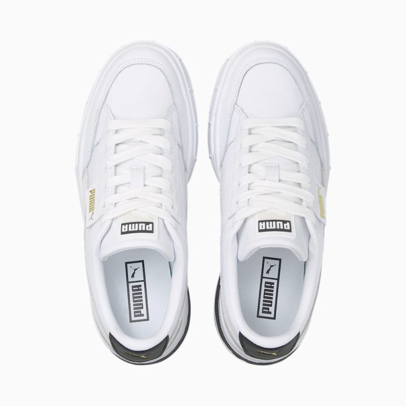 Puma | Women's Mayze Stack Sneakers - White-Vaporous Gray