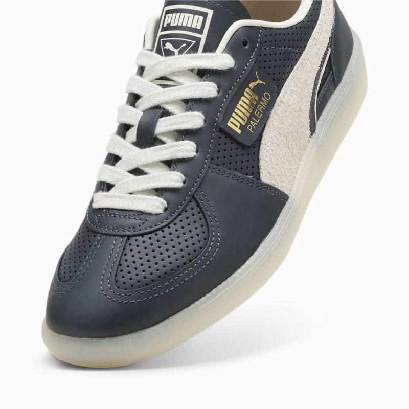 Puma | Men's Palermo Classics Sneakers - Parisian Night-Warm White-Sedate Gray