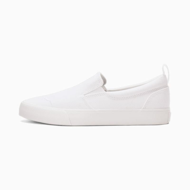 Puma | Women's Bari Slip-On Comfort Shoes - White-Silver