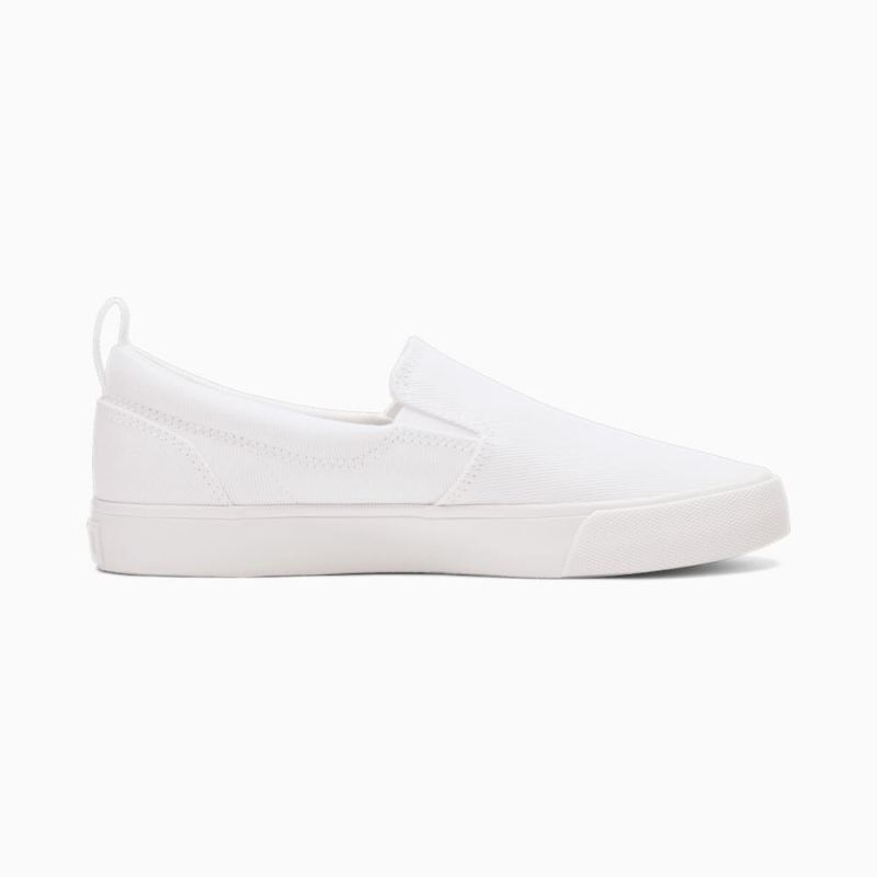 Puma | Women's Bari Slip-On Comfort Shoes - White-Silver