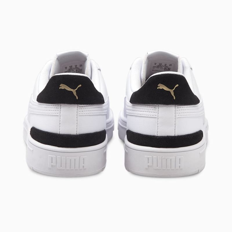 Puma | Men's Serve Pro Sneakers - White-White-Team Gold-Black