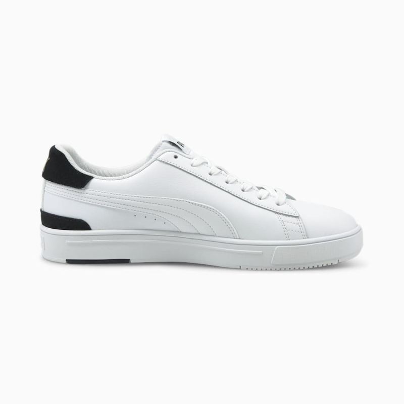 Puma | Men's Serve Pro Sneakers - White-White-Team Gold-Black