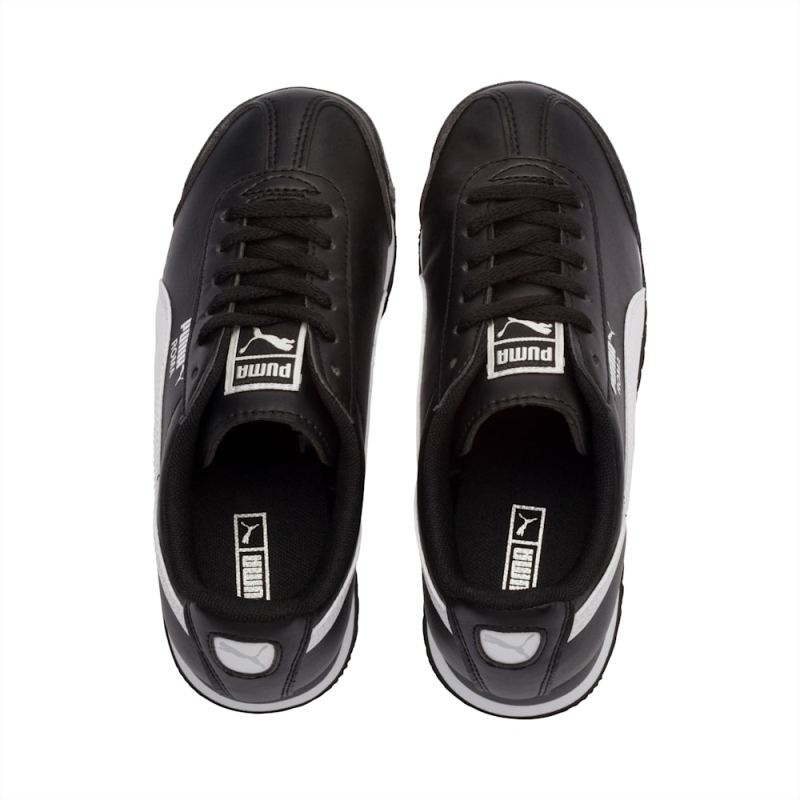 Puma | Boys Roma Basic Little Kids Shoes - Black-White-Silver