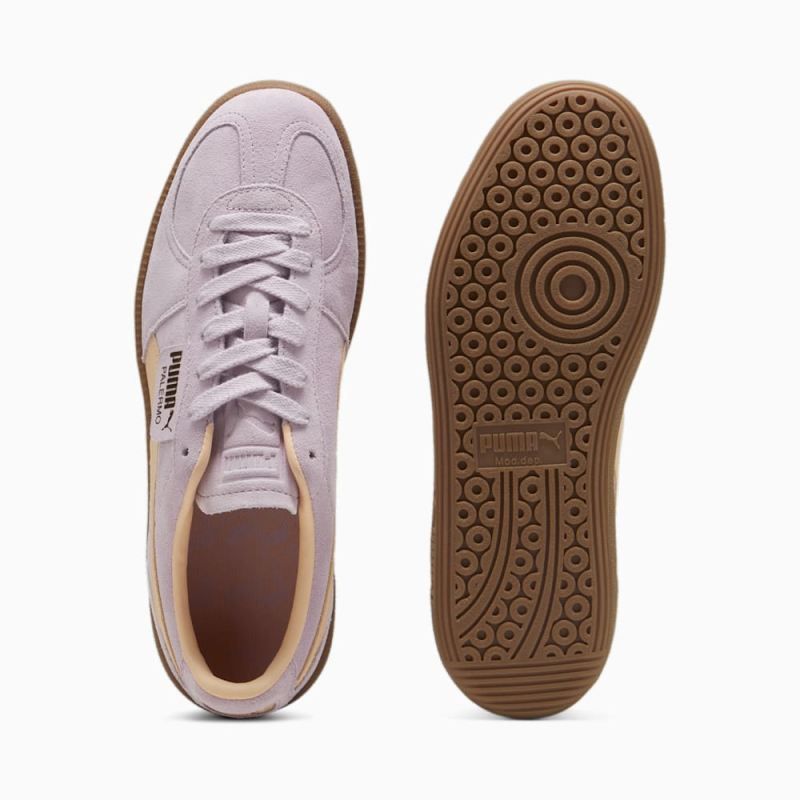 Puma | Men's Palermo Sneakers - Grape Mist-Peach Fizz