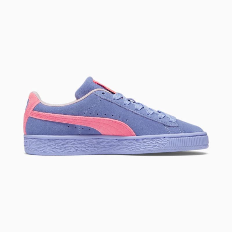 Puma | Girls Suede Valentines Big Kids Sneakers - Elektro Purple-Ignite Pink