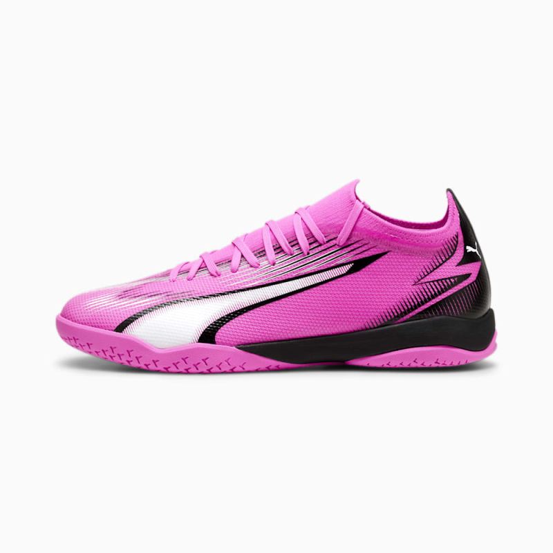 Puma | Men's ULTRA MATCH IT Soccer Cleats - Poison Pink-White-Black