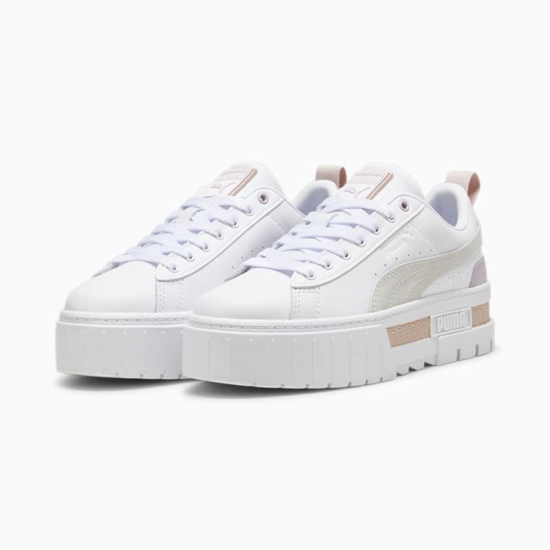 Puma | Women's Mayze Sneakers - White-Rose Quartz