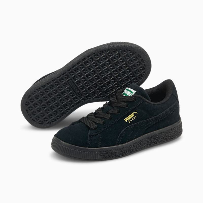 Puma | Boys Suede Classic XXI Little Kids Shoes - Black-Black