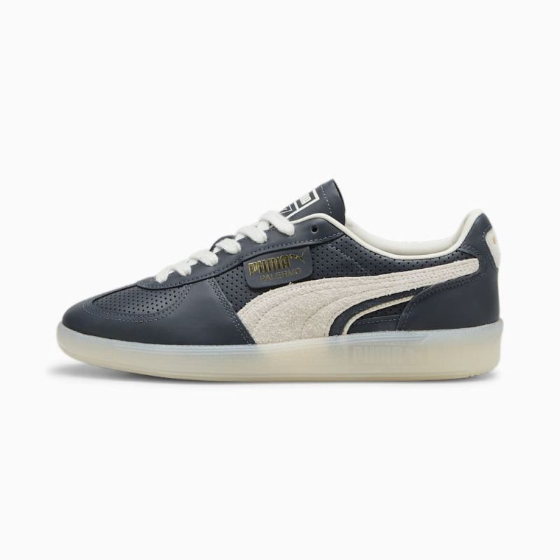 Puma | Women's Palermo Classics Sneakers - Parisian Night-Warm White-Sedate Gray - Click Image to Close