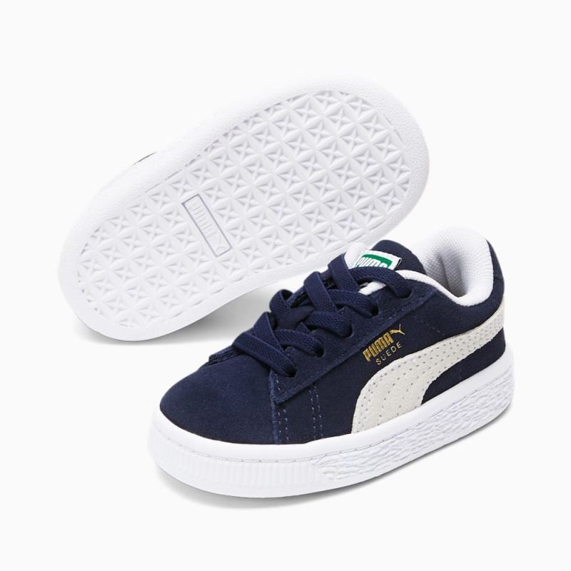 Puma | Boys Suede Classic XXI Toddler Shoes - Peacoat-White