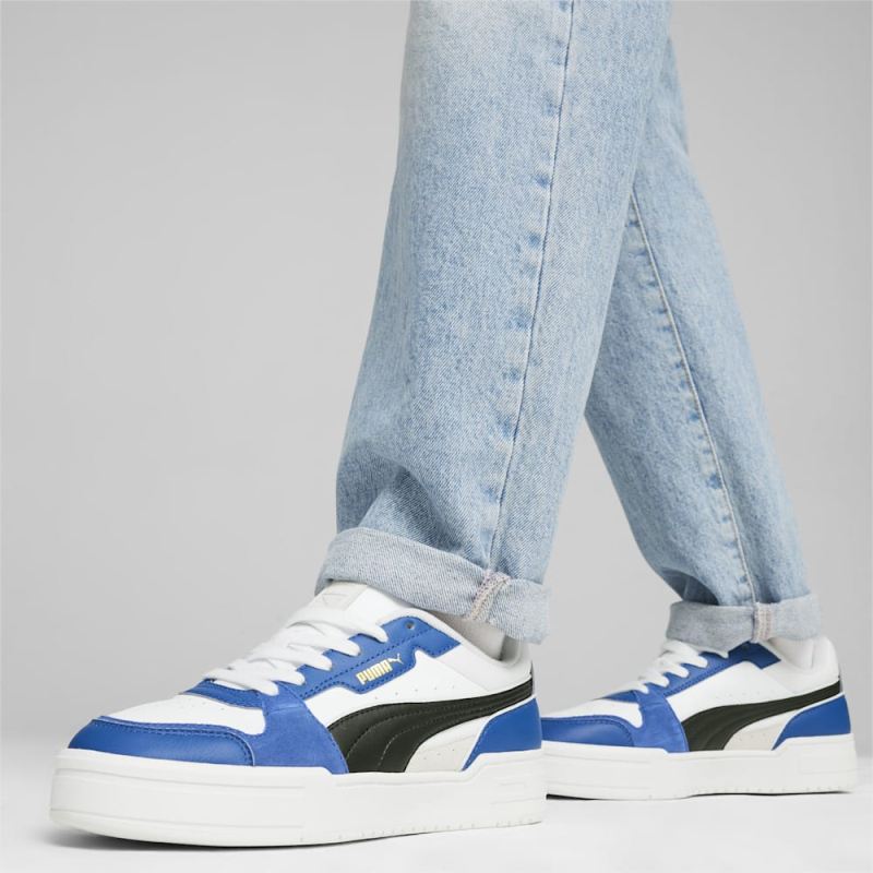 Puma | Men's CA Pro Lux III Sneakers - White-Cobalt Glaze-Black