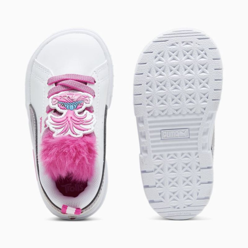 Puma | Girls Puma | Girls x TROLLS Mayze Toddlers Sneakers - White-Ravish