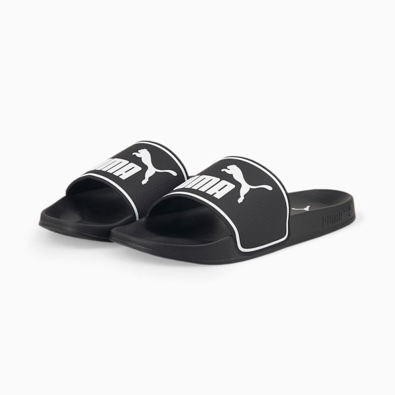 Puma | Men's Leadcat 2.0 Slides - Black-White