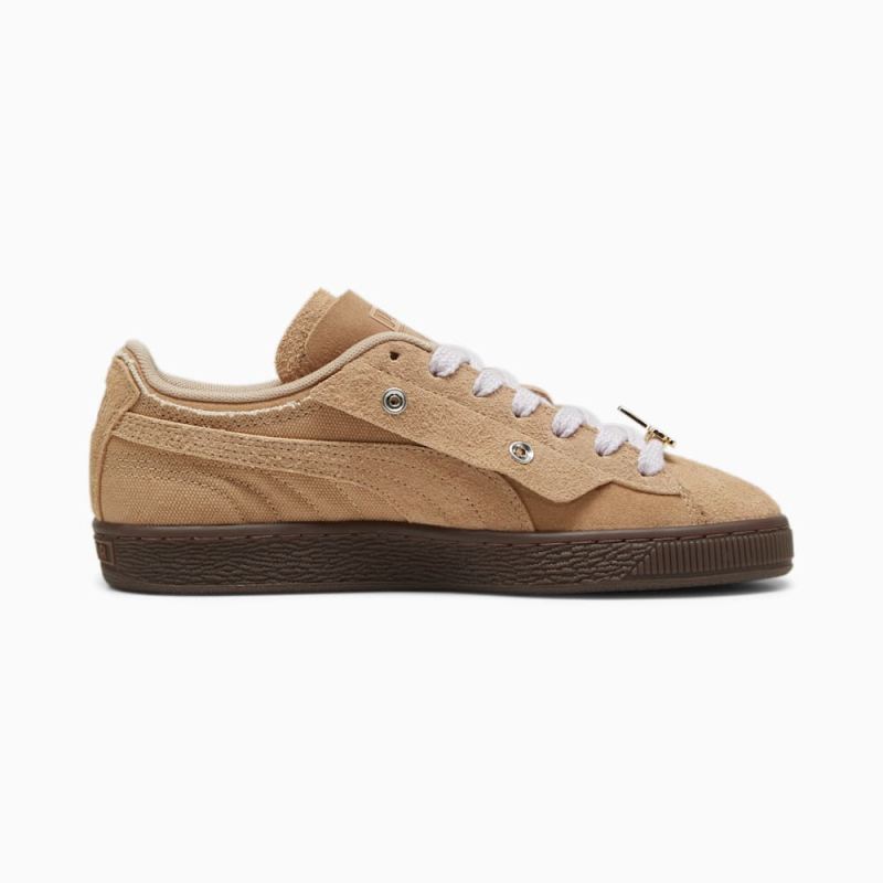 Puma | Women's x X-GIRL Suede Sneakers - Dusty Tan-Toasted Almond