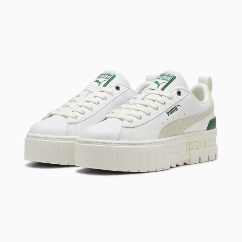 Puma | Women's Mayze Sneakers - White-Vine